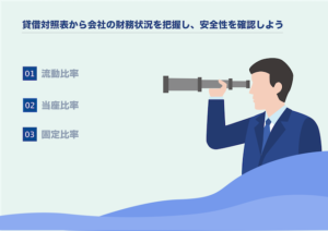 貸借対照表から会社の財務状況を把握し、安全性を確認しよう